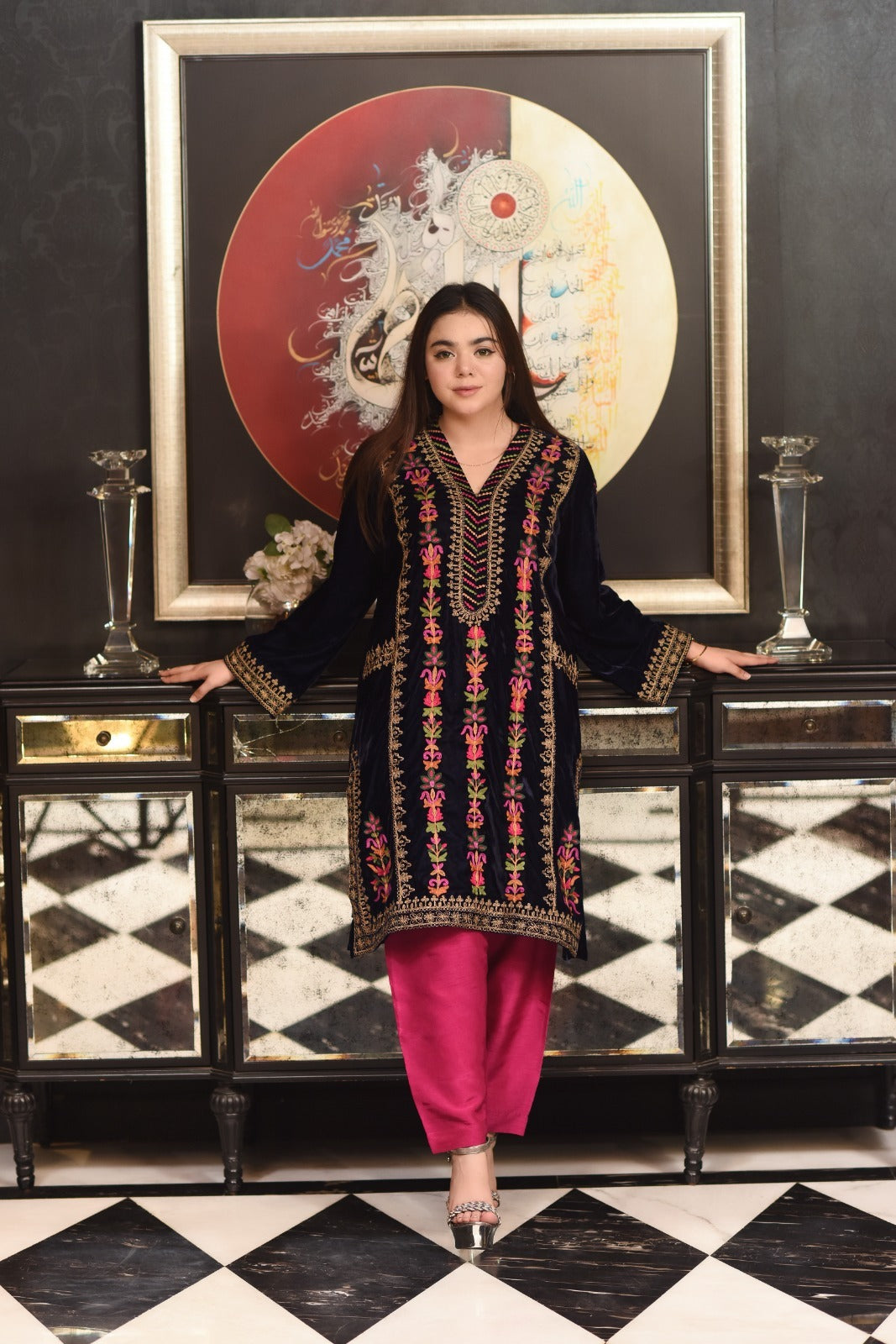 VELVET COLLECTION NAVY BLUE