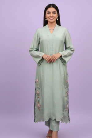 Mirror Silk  | Handmade Embroidery